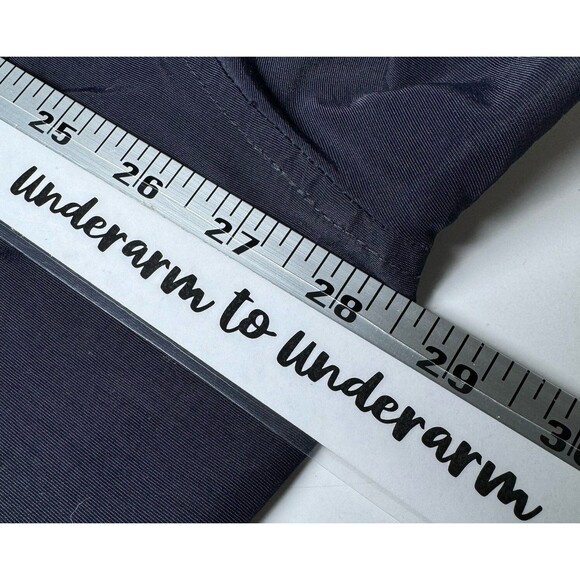 Lands End Womens 3X Navy Blue Full Zip Jacket Packable Hood Nylon Mesh Lining - Picture 7 of 16